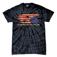 IM Voting For The Outlaw 2024 Cool Tie-Dye T-Shirt