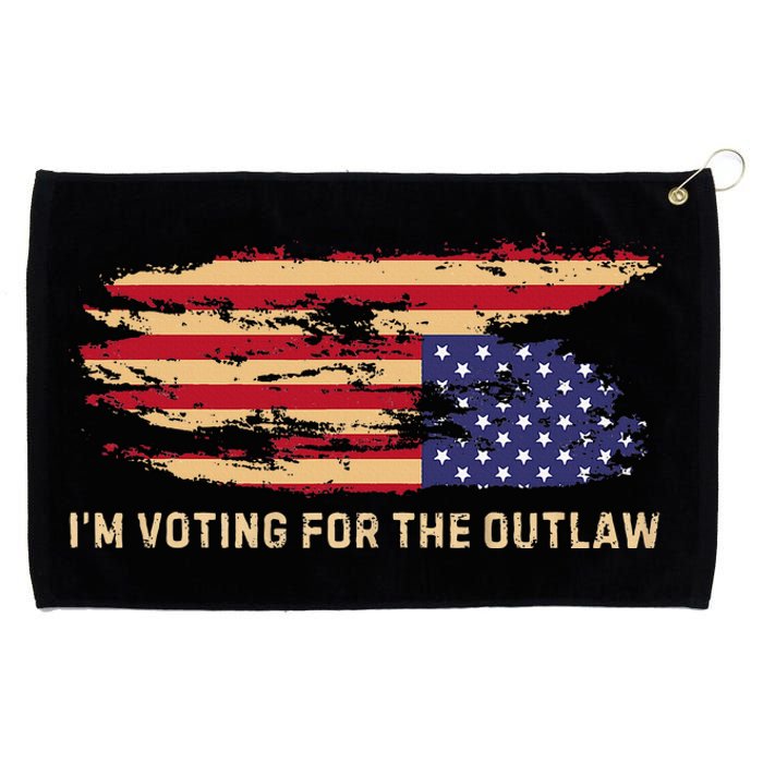 IM Voting For The Outlaw 2024 Cool Grommeted Golf Towel