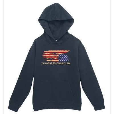 IM Voting For The Outlaw 2024 Cool Urban Pullover Hoodie