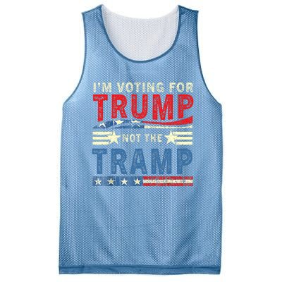 IM Voting For Trump Not The Tramp Trump Vance 2024 Mesh Reversible Basketball Jersey Tank