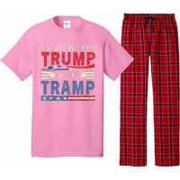 IM Voting For Trump Not The Tramp Trump Vance 2024 Pajama Set