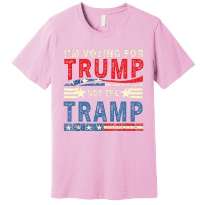 IM Voting For Trump Not The Tramp Trump Vance 2024 Premium T-Shirt