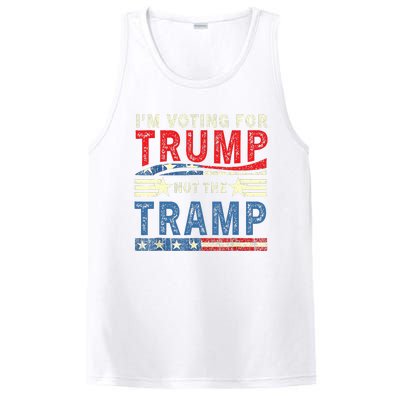 IM Voting For Trump Not The Tramp Trump Vance 2024 PosiCharge Competitor Tank