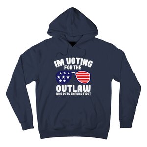 I’M Voting For The Outlaw Who Puts America First Trump 2024 Hoodie