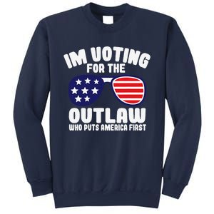 I’M Voting For The Outlaw Who Puts America First Trump 2024 Sweatshirt