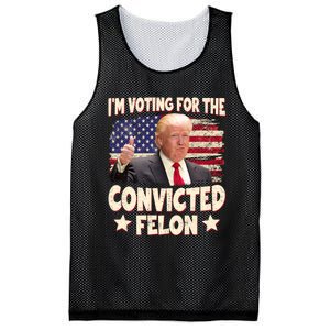 IM Voting For The Convicted Felon 2024 Mesh Reversible Basketball Jersey Tank