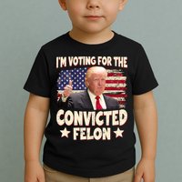 IM Voting For The Convicted Felon 2024 Toddler T-Shirt