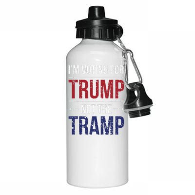 IM Voting For Trump Not The Tramp Aluminum Water Bottle