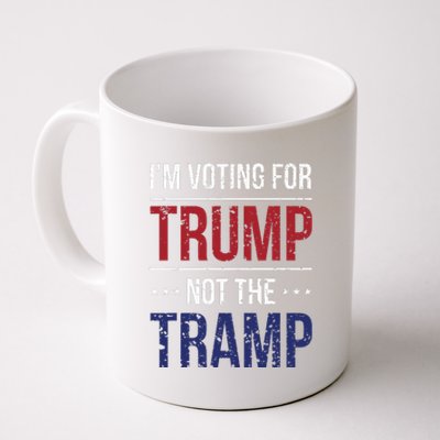 IM Voting For Trump Not The Tramp Coffee Mug