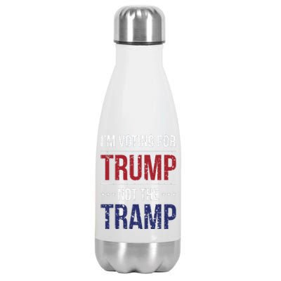 IM Voting For Trump Not The Tramp Stainless Steel Insulated Water Bottle