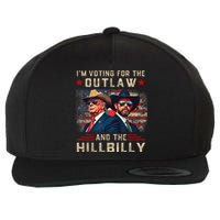 IM Voting For The Outlaw And The Hillbilly Trump Vance 2024 Wool Snapback Cap