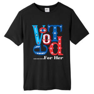 I Voted For Her Usa Elections 2024 Pro Kamala Liberal Tall Fusion ChromaSoft Performance T-Shirt