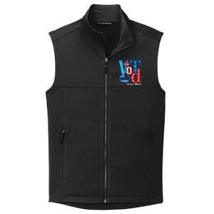 I Voted For Her Usa Elections 2024 Pro Kamala Liberal Collective Smooth Fleece Vest