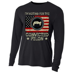 IM Voting For The Convicted Felon 2024 Cooling Performance Long Sleeve Crew