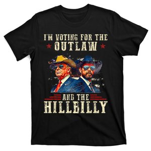 _iM Voting For The Outlaw And The Hillbilly Trump Vance T-Shirt