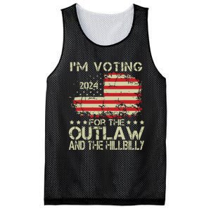 IM Voting For The Outlaw And The Hillbilly 2024 Political Mesh Reversible Basketball Jersey Tank