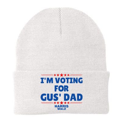 IM Voting For Gus Walz Dad Harris Walz 2024 Knit Cap Winter Beanie