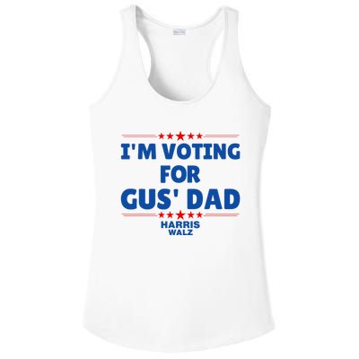 IM Voting For Gus Walz Dad Harris Walz 2024 Ladies PosiCharge Competitor Racerback Tank