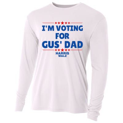 IM Voting For Gus Walz Dad Harris Walz 2024 Cooling Performance Long Sleeve Crew