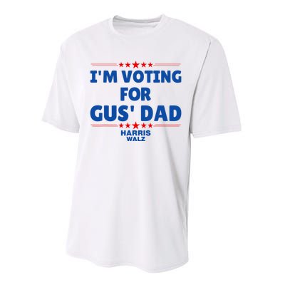 IM Voting For Gus Walz Dad Harris Walz 2024 Performance Sprint T-Shirt