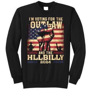 IM Voting For The Outlaw And The Hillbilly 2024 Tall Sweatshirt