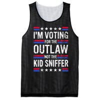 Im Voting For The Outlaw Not The K.I.D Sniffer Mesh Reversible Basketball Jersey Tank