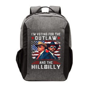 IM Voting For The Outlaw And The Hillbilly Trump Vance 2024 Vector Backpack