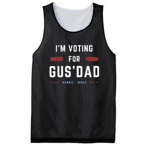 IM Voting For Gus Dad Vote Harris Walz 2024 Pres And Vice Mesh Reversible Basketball Jersey Tank