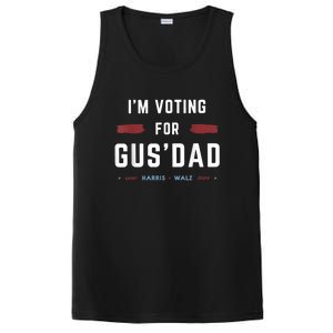 IM Voting For Gus Dad Vote Harris Walz 2024 Pres And Vice PosiCharge Competitor Tank