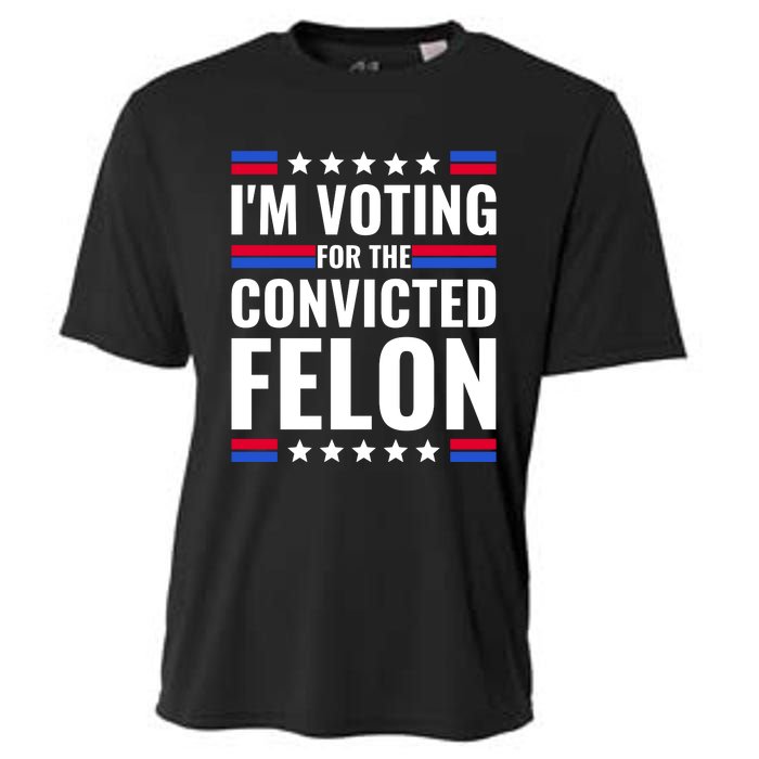 IM Voting For The Convicted Felon 2024 Cooling Performance Crew T-Shirt