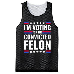 IM Voting For The Convicted Felon 2024 Mesh Reversible Basketball Jersey Tank