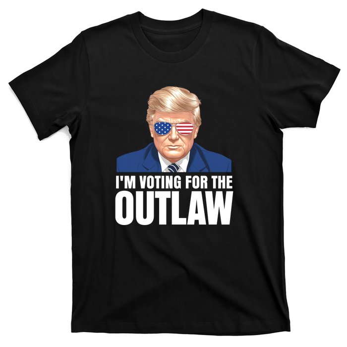 Im Voting For The Outlaw Trump 2024 T-Shirt