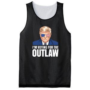 Im Voting For The Outlaw Trump 2024 Mesh Reversible Basketball Jersey Tank