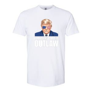 Im Voting For The Outlaw Trump 2024 Softstyle CVC T-Shirt