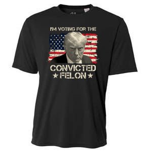 Im Voting For The Convicted Felon Trump Cooling Performance Crew T-Shirt