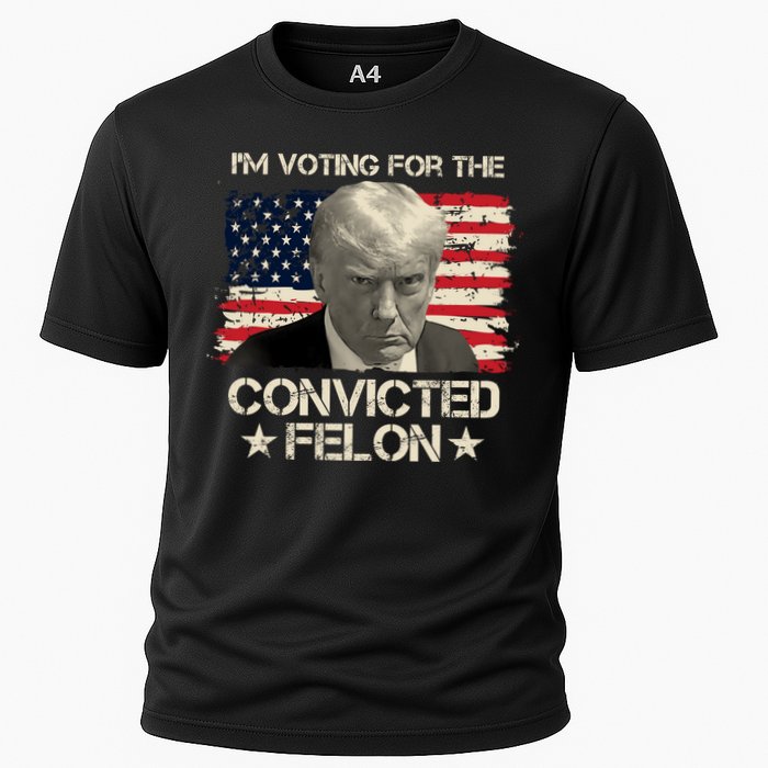 Im Voting For The Convicted Felon Trump Performance Shirt