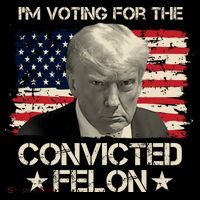 Im Voting For The Convicted Felon Trump Sustainable Bucket Hat