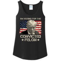 Im Voting For The Convicted Felon Trump Ladies Essential Tank