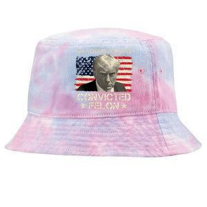 Im Voting For The Convicted Felon Trump Tie-Dyed Bucket Hat