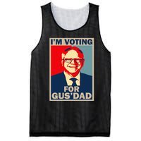 IM Voting For Gus Dad Vote Tim Walz 2024 Mesh Reversible Basketball Jersey Tank