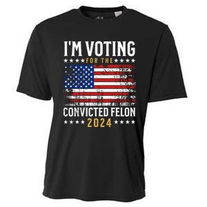 IM Voting For The Convicted Felon 2024 Cooling Performance Crew T-Shirt