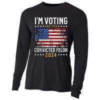 IM Voting For The Convicted Felon 2024 Cooling Performance Long Sleeve Crew