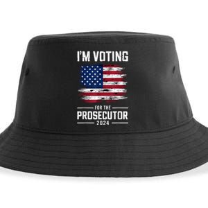 I´M Voting For The Prosecutor 2024 Democrat Liberal Election Sustainable Bucket Hat