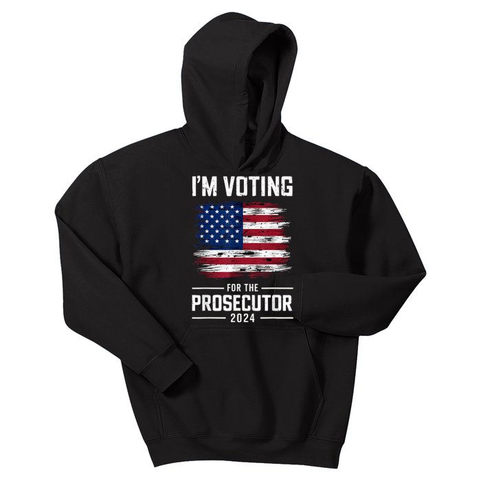 I´M Voting For The Prosecutor 2024 Democrat Liberal Election Kids Hoodie