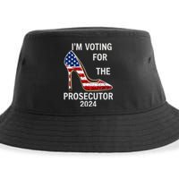 I’M Voting For The Prosecutor High Heel Stilettos Us Flag Vote President Kamala Sustainable Bucket Hat