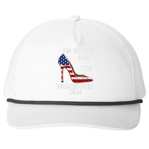 I’M Voting For The Prosecutor High Heel Stilettos Us Flag Vote President Kamala Snapback Five-Panel Rope Hat