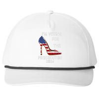 I’M Voting For The Prosecutor High Heel Stilettos Us Flag Vote President Kamala Snapback Five-Panel Rope Hat