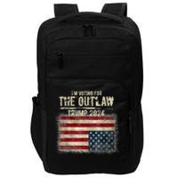 IM Voting For The Outlaw Trump 2024 Upsidedown Flag Impact Tech Backpack