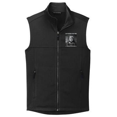 IM Voting For The Convicted Felon Funny Trump 2024 Collective Smooth Fleece Vest