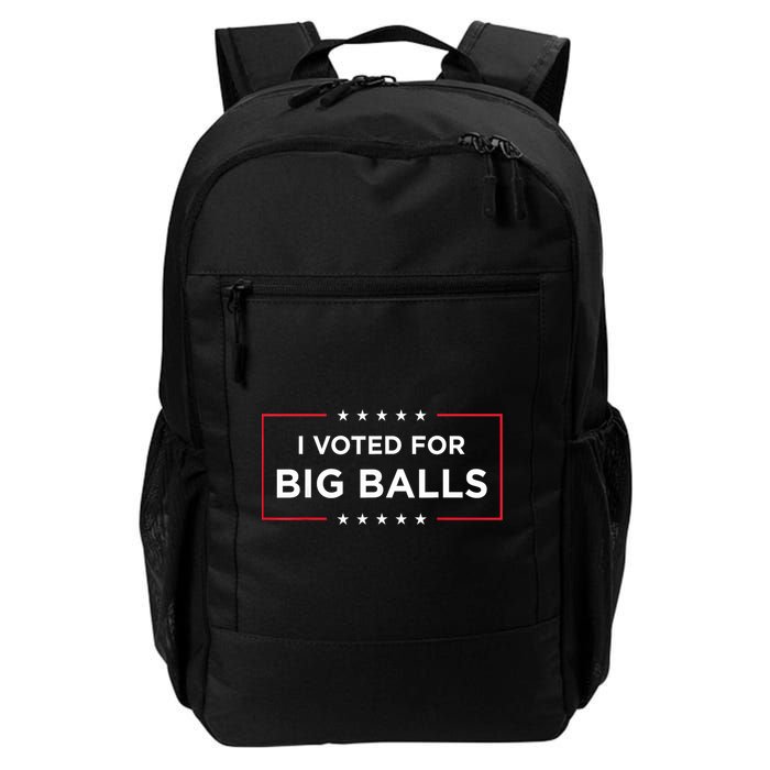 I Voted For Big Balls Doge D.O.G.E Funny Backpack